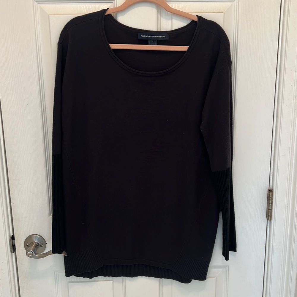 French Connection Navy Blue Sweater Size L